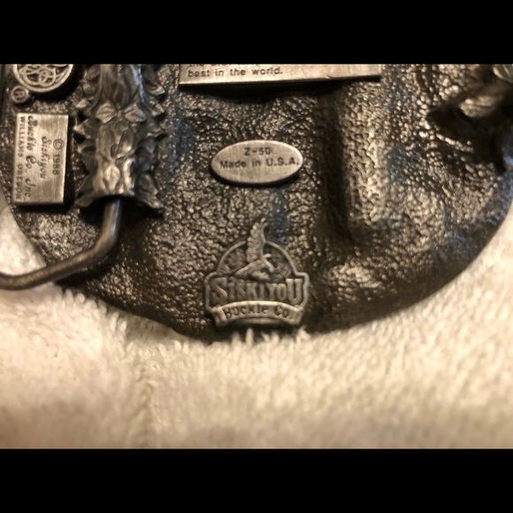 🆕 Vintage Siskiyou 1988 American Communications Workers Belt Buckle - Picture 3 of 4